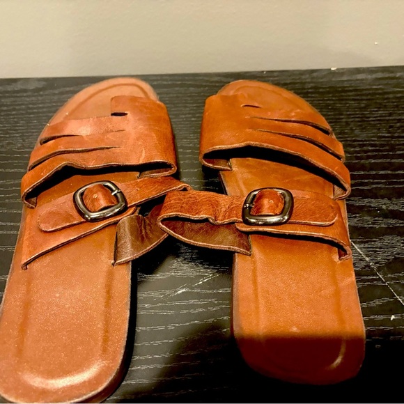 Genuine Handmade Men\'s  Sandals Brown  - Size 10 main image 5